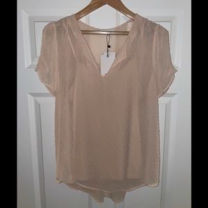 Cute blush blouse